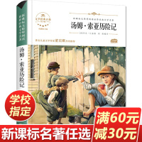 汤姆索亚历险记 小学生正版无障碍阅读7-8-9-10-12岁青少年版儿童文学书籍初中原著青少名著三年级四年级课外书必读五