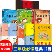 三年级课外书必读经典书目全套 稻草人书叶圣陶正版 夏洛的网小学 带刺的朋友小灵通漫游未来帽子的秘密书团圆写给童年的诗 小