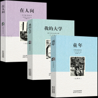 全3册 正版世界经典名著童年高尔基中小学生初中生五六七年级在人间我的大学原著课外兴趣阅读完整版图书籍 书排行榜