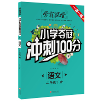 正版 学霸课堂 语文二年级下册 小学夺冠冲刺100分一日一练 课前预习课后复习期中期末单元测试同步练考冲刺夺冠