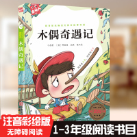 木头人木偶奇遇记正版书一年级二年级三年级四年级语文新课标必读名著注音版宁波出版社全日制义务教育小学生课外阅读故事书