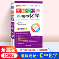 2020版PASS绿卡图解速记初中化学全彩版 七八九年级化学知识点重难点复结 初一初二初三中考化学公式定律定律总复习