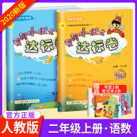 黄冈小状元二年级上册语文数学达标卷人教版 小学生二年级上册试卷 全套同步思维训练黄岗单元测试卷子期末总复习练习册资料书2