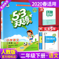 新版53天天练二年级下册语文书同步训练人教版 部编版 小学生2年级下一课一练试卷资料辅导书课本练习册测试题5.3五三天