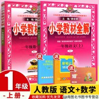 2020版秋 小学教材全解一年级上册语文数学教材全解部编人教版全套 课堂同步解读训练资料包教辅书全套 同步阅读练习题七彩