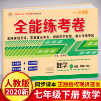 2020新 七年级下册数学试卷 人教版RJ初一下册数学同步练习与测试 初一数学单元专项期中期末冲刺100分测试卷子 七年