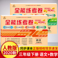 2020 三年级下册试卷全套 人教版小学3年级下册语文数学单元期末测试卷同步训练小学数学期末冲刺100分考试卷子全能练考