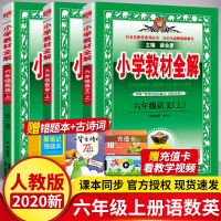 2020新版 薛金星小学教材全解 六年级上册语文数学英语共三本 六年级语数英书同步教材解析 六6年级上册 语文数学英语教