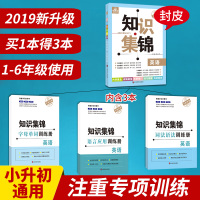 小升初知识大集结 知识集锦英语2020全新升级 小升初名校语言应用字母单词词法语法训练册1-6年级复习冲刺资料包 小学英