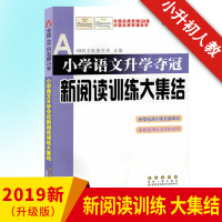 小学毕业升学夺冠新阅读训练大集结 小升初六年级总复习资料小学语文知识大全小考必备模拟真题测试卷6年级语文阅读训练专项训练