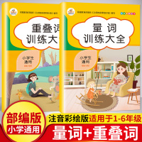 小学生量词叠词语大全训练书带拼音注音版一年级语文知识点汇总练习题二三年级上下册abab aabb abcb abb aa