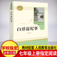 白洋淀纪事 完整版(人民教育出版社) 教育部推荐书目 七年级上册初高中生必读课外书文学名著 初一统编语文教材推荐配套阅读