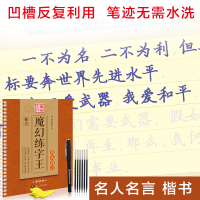 笔墨先锋名人名言凹槽练字帖学生成人钢笔楷书字帖练字李放鸣