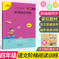 小学语文新课标阶梯阅读训练题四年级上册下册课外阅读理解专项同步训练书籍每日一练人教部编版小学生4年级写作思维强化高效训练