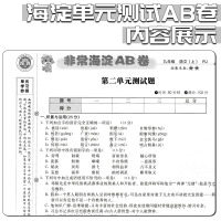 2020版非常海淀单元测试AB卷九年级语文全一册人教版RJ9年级语文试卷神龙牛皮卷一本语文同步的中学教辅试卷初中语文知识