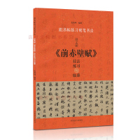 赵孟頫前赤壁赋技法练习与临摹 正版书籍 跟名帖练习硬笔书法行书 笔画偏旁结字指导与练习通篇临摹练习 硬笔书法速成教材畅销