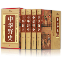 精装锁线4册 中华野史 白话文中国野史书籍正版中国历史书籍书中国古代史正版全套中华藏书