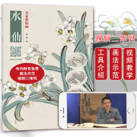 名家教你画-水仙 名师教你画水仙传统国画写意小品花鸟教程步骤解析名画欣赏零基础初学者绘画入门 花卉技法临摹教材中国画技法