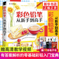 [无书不印]彩铅画教程书 飞乐鸟 从新手到高手彩铅知识技巧正版 素描教程书色铅笔绘画彩铅画彩色铅笔画入门教程书