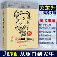 [官方正版]Java从小白到大牛 java从入门到精通语言程序设计程序设计编程入门视频教程 核心技术程序设计Java项