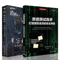 [正版]黑客秘笈-渗透测试实用指南(第2版)+渗透测试高手 打造固若金汤的安全网络 套装 黑客技术详解 渗透测试入门实