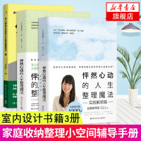 【全3册】 怦然心动的人生整理魔法1+2+令人怦然心动的3日奇迹整理术 家庭收纳整理小空间居家辅导手册室内设计书籍 居家