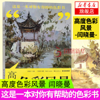 高度色彩风景 闫晓曼 高考美术校考联考艺考前临摹参考指导书零基础初学者油画水彩画人体人物绘画技法结构透视入门教程教材范本