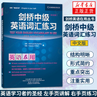 正版 剑桥中级英语词汇练习 新中文版 剑桥英语在用丛书 英语学习 英语自学 英语教材 英语词汇学习用书 英语练习 外研社