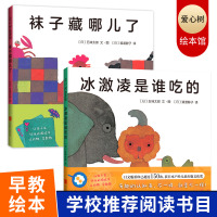 冰激凌是谁吃的+袜子藏哪儿了 全2册 绘本大师五味太郎作品 宝宝启蒙认知绘本想象力图画书精装 0-3-6岁成长绘本图画故