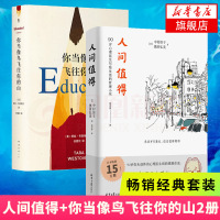 人间值得+你当像鸟飞往你的山 全2册套装 塔拉韦斯特弗著比尔盖茨年度力荐 樊登读书年度书单 写给生活中的哲学现当代文学散