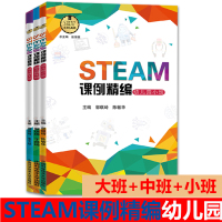 STEAM课例精编 幼儿园套装3册 小中大班 湖北幼儿师范高等专科学校 19级学前19301-19315教材（葛店校区）