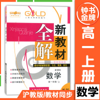 钟书金牌新教材全解高一数学上 新课标高中第一学期数学同步配套练习册习题期中期末试卷作业思维训练教辅教材 上海专用