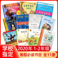 一二年级指定阅读套装寒假阅读书目全11册快乐寒假寒假好阅读寒假昨业装在口袋里的爸爸魔法师的帽子了不起的狐狸爸爸大林和小林