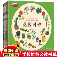6册花园时钟最美的科普少年版第二辑花园种子森林药草绿色鸟的时钟迁徙的季节小学生课外书阅读三四年级自然科普绘本图画书