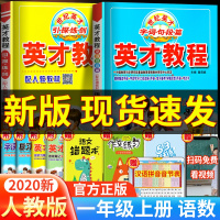 2020秋部编版小学英才教程一年级上册语文数学书同步训练人教统编版教材全解1上学期天天练课本同步讲解练习题参教案解析辅导