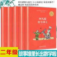 正版故事堆里长出数学啦二阿凡提智斗国王小小线松鼠和猴子魔法钟松鼠宝宝和花生 二年级彩图版2年级数学假期阅读教辅课外书