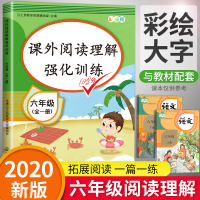 小学六年级阅读理解训练题语文专项训练书人教版部编版课外阅读练习题强化训练新阶梯6下册上册同步练习册每日一练小升初暑假作业