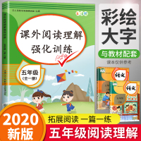 2020新小学五年级阅读理解训练题语文专项训练书人教版部编版课外阅读练习题强化训练新阶梯5下册上册同步练习册每日一练暑假