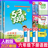 正版 2020新版 53五三天天练6六年级下册语文数学人教版同步练习册53天天练六年级下册含答案全解全析小学数学 小