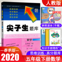2020春季新版 尖子生题库小学五年级下册数学人教版RJ版 小学生5年级下册学习资料教材同步训练单元测试卷练习题册教辅导