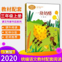 2020新版学校推荐读物 一块奶酪课外阅读作家作品系列三年级上册统编语文教材配套阅读小学生3年级上册课外阅读故事书名著