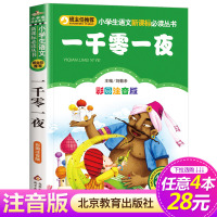 [4本28元系列]正版 一千零一夜 彩图注音版 班主任推荐小学生语文新课标必读丛书 小书虫阅读系列6-9岁课外书 北京教