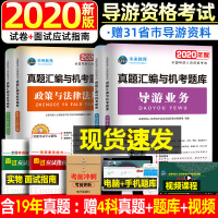 正版全国导游证考试题库2020年历年真题模拟试卷习题集全套导游证资格考试教材试卷地方基础知识政策与法律法规业务资格201