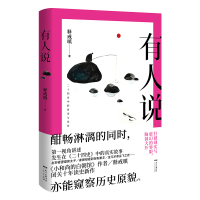 正版 有人说 释戒嗔/著 历史小说长篇小说 汉朝宋朝明朝二十四史 趣说历史书籍 广东人民出版社