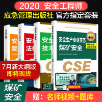 官方备考2020年全国中级注册安全工程师考试辅导教材安全生产专业实务煤矿安全安全生产技术基础管理法律法规应急管理部出版社