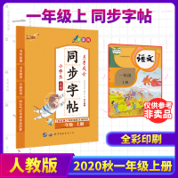 一年级语文人教版上册同步字帖正楷书法硬笔书法教材暑假写字天天练字帖入门写字教程三步练字法钢笔字点墨成金衡中体常用成语