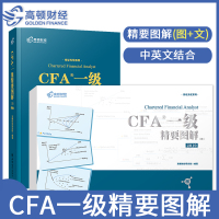 正版高顿2019CFA一级精要图解中文教材 notes特许金融分析师考试教程英文中文版 注册金融分析师用书精讲原版单词c