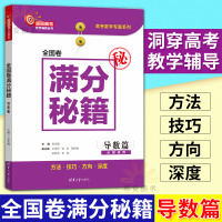 全国卷满分秘籍 导数篇 洞穿高考数学辅导丛书 高考数学压轴题 高考数学强化训练书 高中数学总复习详解高 考前冲刺