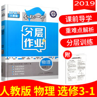 高中物理选修3-1合肥一中分层作业高二物理选修三杠一人教版同步练习训练辅导资料书高2物理课时训练试题2019版教材课本同