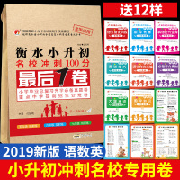 2019衡水小学小升初名校冲刺100分最后一卷语文数学英语 小学毕业总复习升学真题卷重点中学提前招生分班卷招小学知识大集